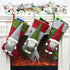 Large Christmas Stockings Gifts Cloth Santa Elk Socks Xmas Lovely Gift Holders For Children Fireplace Tree Christmas Decoration - menochic